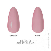Load image into Gallery viewer, HG0813 – Berry Blend Hard Gel – 30ml | Professional Berry Pink Hard Gel Overlay | Vegan & Cruelty-Free Nail Builder Gel