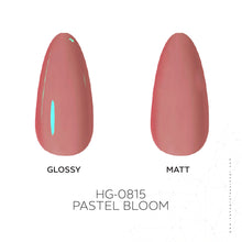 Load image into Gallery viewer, HG0815 – Pastel Bloom Hard Gel – 30ml | Professional Coral Pink Hard Gel Overlay | Vegan & Cruelty-Free Nail Builder Gel