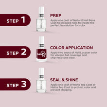 Load image into Gallery viewer, L 2517 – Merlot Nail Polish – 15ml | High Gloss Gel Like Finish Deep Red Nail Polish | Classic Wine Nail Lacquer