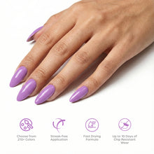 Load image into Gallery viewer, P2521 – Lavender Mist Duo Pack – TPO & HEMA Free Gel Polish & Nail Lacquer (15ml each) | Long-Lasting, High-Gloss Nail Polish Set
