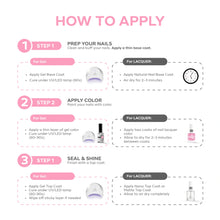 Load image into Gallery viewer, P2537 – Champagne Whisper Duo Pack – TPO & HEMA Free Gel Polish & Nail Lacquer (15ml each) | Long-Lasting, High-Gloss Nail Polish Set