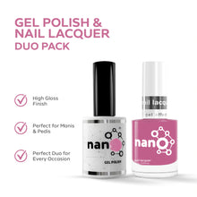 تحميل الصورة إلى عارض المعرض، P2540 – Mauvelous Duo Pack – TPO & HEMA Free Gel Polish & Nail Lacquer (15ml each) | Long-Lasting, High-Gloss Nail Polish Set