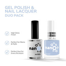 تحميل الصورة إلى عارض المعرض، P2546 – Dreamy Sky Duo Pack – TPO & HEMA Free Gel Polish & Nail Lacquer (15ml each) | Long-Lasting, High-Gloss Nail Polish Set