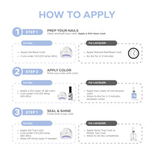 Load image into Gallery viewer, P2547 – Serene Sea Duo Pack – TPO & HEMA Free Gel Polish & Nail Lacquer (15ml each) | Long-Lasting, High-Gloss Nail Polish Set