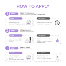 تحميل الصورة إلى عارض المعرض، P2548 – Purple Haze Duo Pack – TPO & HEMA Free Gel Polish & Nail Lacquer (15ml each) | Long-Lasting, High-Gloss Nail Polish Set