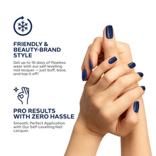 Load image into Gallery viewer, L 2551 – Sparkling Navy Nail Polish – 15ml | Gel Like Finish Glitter Navy Blue Nail Polish | Sparkle Navy Blue Nail Lacquer