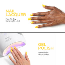 تحميل الصورة إلى عارض المعرض، P2574 – Sunflower Yellow Duo Pack – TPO & HEMA Free Gel Polish & Nail Lacquer (15ml each) | Long-Lasting, High-Gloss Nail Polish Set