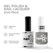 تحميل الصورة إلى عارض المعرض، P2581 – Iron Illusion Duo Pack – TPO & HEMA Free Gel Polish & Nail Lacquer (15ml each) | Long-Lasting, High-Gloss Nail Polish Set