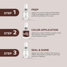 Load image into Gallery viewer, L 2583 – Rich Mahogany Nail Polish – 15ml | High Gloss, Gel Like Finish Deep Brown Nail Polish | Dark Brown Nail Lacquer