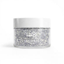 Load image into Gallery viewer, D 2586 Silver Shadow Nail Dipping Powder – 28gm | Long-Lasting Silver Shimmer Dip Powder Nails