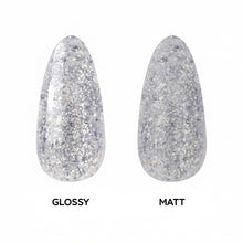 Load image into Gallery viewer, D 2586 Silver Shadow Nail Dipping Powder – 28gm | Long-Lasting Silver Shimmer Dip Powder Nails