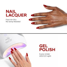 Load image into Gallery viewer, P2591 – Burgundy Velvet Duo Pack – TPO & HEMA Free Gel Polish & Nail Lacquer (15ml each) | Long-Lasting, High-Gloss Nail Polish Set