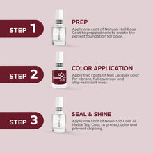 Load image into Gallery viewer, L 2596 – Dark Plum Nail Polish – 15ml | High Gloss, Gel Like Finish Deep Purple Nail Polish | Rich Plum Purple Nail Lacquer