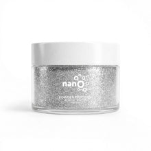 Load image into Gallery viewer, D 2599 Graphite Galaxy Nail Dipping Powder – 28gm | Shimmering Grey Metallic Dip Powder Nails | Nail Dipping System