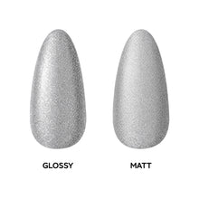Load image into Gallery viewer, N 2599 – Graphite Galaxy Gel Polish – 15ml | Long-Lasting, High-Glossy Glitter Grey Nail Polish Gel