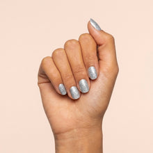 Load image into Gallery viewer, D 2599 Graphite Galaxy Nail Dipping Powder – 28gm | Shimmering Grey Metallic Dip Powder Nails | Nail Dipping System