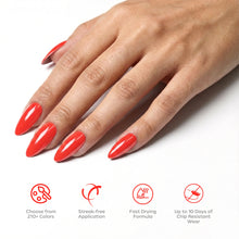 تحميل الصورة إلى عارض المعرض، P2610 – Crimson Blaze Duo Pack – TPO & HEMA Free Gel Polish & Nail Lacquer (15ml each) | Long-Lasting, High-Gloss Nail Polish Set