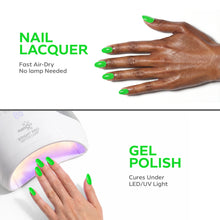 تحميل الصورة إلى عارض المعرض، P2612 – Fresh Green Duo Pack – TPO & HEMA Free Gel Polish & Nail Lacquer (15ml each) | Long-Lasting, High-Gloss Nail Polish Set