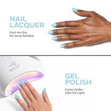 Load image into Gallery viewer, P2614 – Heavenly Sky Duo Pack – TPO & HEMA Free Gel Polish & Nail Lacquer (15ml each) |Long-Lasting, High-Gloss Nail Polish Set