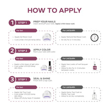 تحميل الصورة إلى عارض المعرض، P2620 – Plum Indulgence Duo Pack – TPO & HEMA Free Gel Polish & Nail Lacquer (15ml each) | Long-Lasting, High-Gloss Nail Polish Set