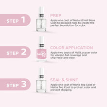 Load image into Gallery viewer, L 2625 – Misty Rose Nail Polish – 15ml | High Gloss, Gel Like Finish Pink Nail Polish | Soft Romantic Rose Pink Nail Lacquer