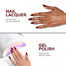 تحميل الصورة إلى عارض المعرض، P2631 – Wine Tasting Duo Pack – TPO & HEMA Free Gel Polish & Nail Lacquer (15ml each) | Long-Lasting, High-Gloss Nail Polish Set