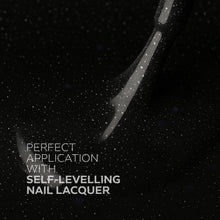Load image into Gallery viewer, L 2633 – Nightfall Nebula Nail Polish – 15ml | High Gloss, Gel Like Finish Glitter Black Nail Polish | Black Glitter Nail Lacquer