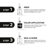 Load image into Gallery viewer, L 2633 – Nightfall Nebula Nail Polish – 15ml | High Gloss, Gel Like Finish Glitter Black Nail Polish | Black Glitter Nail Lacquer