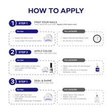 تحميل الصورة إلى عارض المعرض، P2636 – Blue Majesty Duo Pack – TPO & HEMA Free Gel Polish & Nail Lacquer (15ml each) | Long-Lasting, High-Gloss Nail Polish Set