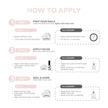 Load image into Gallery viewer, P2638 – Champagne Silk Duo Pack – TPO & HEMA Free Gel Polish & Nail Lacquer (15ml each) | Long-Lasting, High-Gloss Nail Polish Set