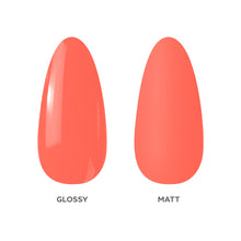 Load image into Gallery viewer, P2655 – Coral Blush Duo Pack – TPO & HEMA Free Gel Polish & Nail Lacquer (15ml each) | Long-Lasting, High-Gloss Nail Polish Set