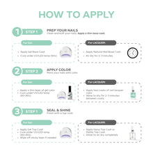 Load image into Gallery viewer, P2657 – Seafoam Blue Duo Pack – TPO & HEMA Free Gel Polish & Nail Lacquer (15ml each) | Long-Lasting, High-Gloss Nail Polish Set