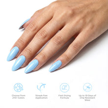 Load image into Gallery viewer, P2660 – Serene Sky Duo Pack – TPO & HEMA Free Gel Polish & Nail Lacquer (15ml each) | Long-Lasting, High-Gloss Nail Polish Set