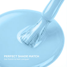 Load image into Gallery viewer, P2660 – Serene Sky Duo Pack – TPO & HEMA Free Gel Polish & Nail Lacquer (15ml each) | Long-Lasting, High-Gloss Nail Polish Set