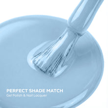 تحميل الصورة إلى عارض المعرض، P2661 – Baby Blue Duo Pack – TPO & HEMA Free Gel Polish & Nail Lacquer (15ml each) | Long-Lasting, High-Gloss Nail Polish Set