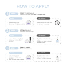 تحميل الصورة إلى عارض المعرض، P2662 – Crystal Blue Duo Pack – TPO & HEMA Free Gel Polish & Nail Lacquer (15ml each) | Long-Lasting, High-Gloss Nail Polish Set