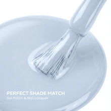 تحميل الصورة إلى عارض المعرض، P2662 – Crystal Blue Duo Pack – TPO & HEMA Free Gel Polish & Nail Lacquer (15ml each) | Long-Lasting, High-Gloss Nail Polish Set