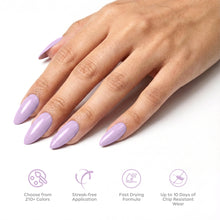 تحميل الصورة إلى عارض المعرض، P2669 – Frosted Lilac Duo Pack – TPO & HEMA Free Gel Polish & Nail Lacquer (15ml each) | Long-Lasting, High-Gloss Nail Polish Set