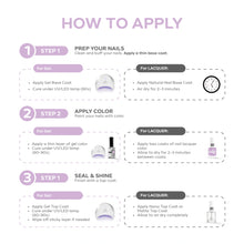 تحميل الصورة إلى عارض المعرض، P2669 – Frosted Lilac Duo Pack – TPO & HEMA Free Gel Polish & Nail Lacquer (15ml each) | Long-Lasting, High-Gloss Nail Polish Set