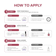 تحميل الصورة إلى عارض المعرض، P2683 – Vineyard Night Duo Pack – TPO & HEMA Free Gel Polish & Nail Lacquer (15ml each) | Long-Lasting, High-Gloss Nail Polish Set