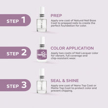 Load image into Gallery viewer, L 2711 – Frosty Lilac Nail Polish – 15ml | High Gloss, Gel Like Finish Moody Purple Nail Polish | Cool Icy Purple Nail Lacquer