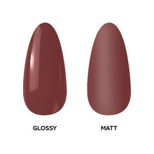Load image into Gallery viewer, N 2833 – Dark Terracotta Gel Polish – 15 ml | Long-Lasting, High-Gloss Earthy Red Nail Polish Gel