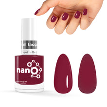Load image into Gallery viewer, L 2889 – Plum Wine Nail Polish – 15ml | High Gloss, Gel Like Finish Deep Plum Nail Polish | Rich Wine Red Nail Lacquer