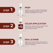 Load image into Gallery viewer, L 2920 – Maroon Vineyard Nail Polish – 15ml | High Gloss, Gel Like Finish Deep Wine Red Nail Polish | Vintage Maroon Nail Lacquer