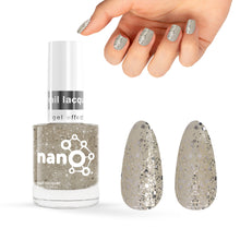 Load image into Gallery viewer, L 2929 Tinsel Twirl Nail Polish – 15ml | High Gloss, Gel Like Finish Glitter Silver Nail Polish | Sparkling Silver Nail Lacquer