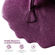 Load image into Gallery viewer, N3019 – Night is Young Gel Polish – 15ml | Long-Lasting, High Gloss Purple Glitter Nail Polish Gel