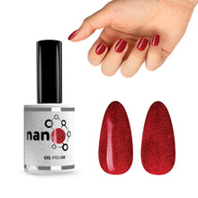 Load image into Gallery viewer, N3022 – Dreaming in Charm Gel Polish – 15ml | Long-Lasting, High Gloss Red Glitter Nail Polish Gel