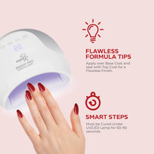 Load image into Gallery viewer, N3022 – Dreaming in Charm Gel Polish – 15ml | Long-Lasting, High Gloss Red Glitter Nail Polish Gel