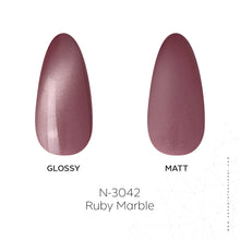 تحميل الصورة إلى عارض المعرض، طلاء جل ماربل روبي 15 مل N-3042