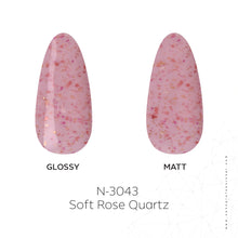 Load image into Gallery viewer, N3043 – Soft Rose Quartz Gel Polish – 15ml | Long-Lasting, High Gloss Nude Pink Nail Polish Gel
